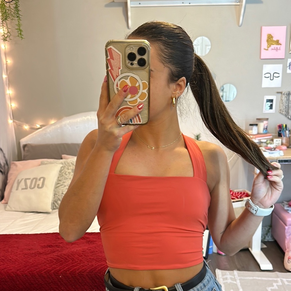 Halara Coral Crop Top